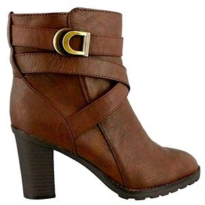 NWOT! LIFE STRIDE Velocity Memory Foam Brown Booties